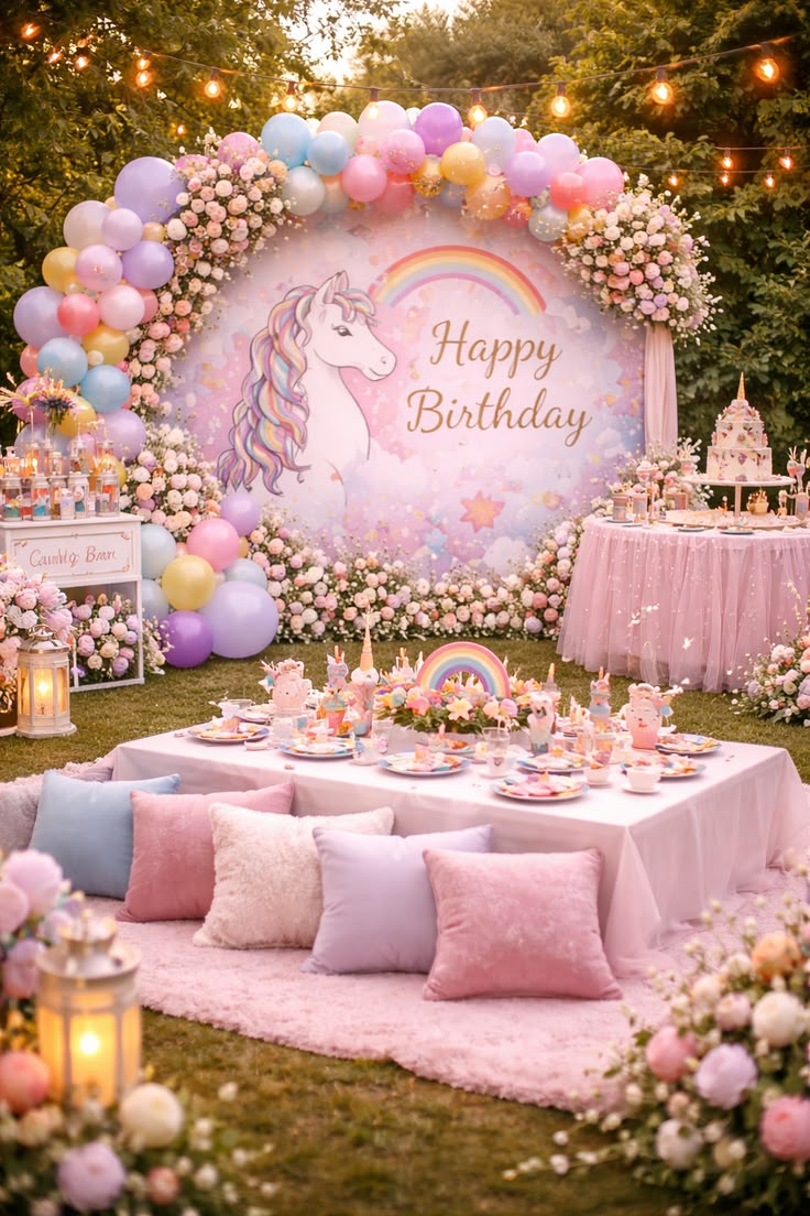 Princess theme party in action