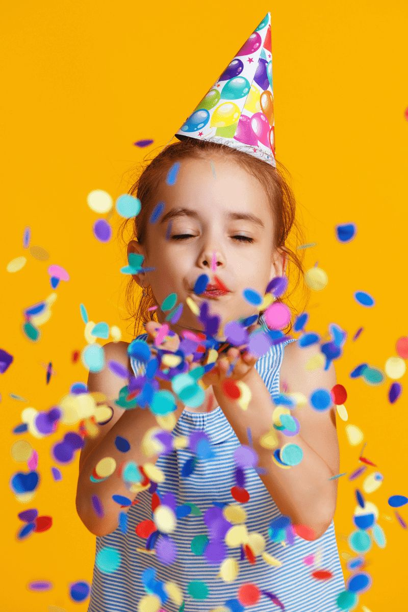 Happy children at a party celebration